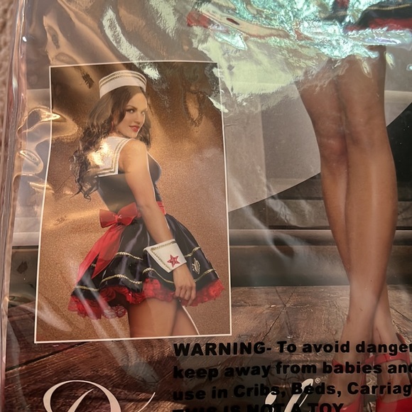 Dreamgirl Shore Thing Sailor costume size large - Picture 6 of 11